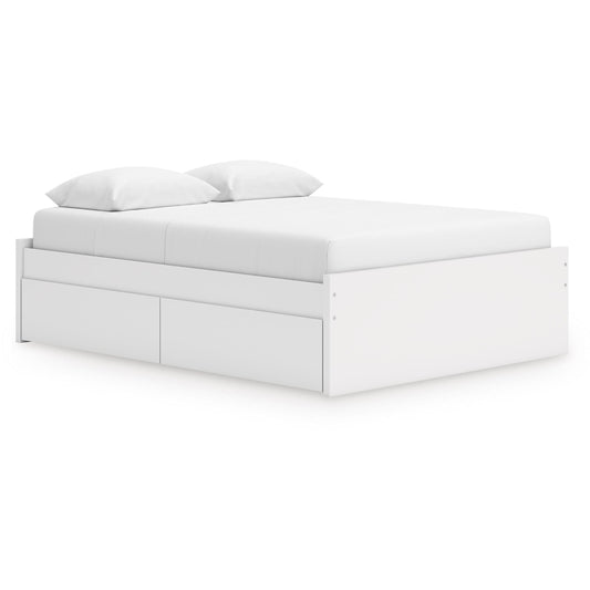  Signature Design by Ashley Onita EB9630B22 Queen Platform Bed with 1 Side Storage IMAGE 1