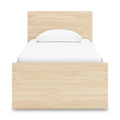  Signature Design by Ashley Onita EB9632B10 Twin Panel Platform Bed with 1 Side Storage IMAGE 2