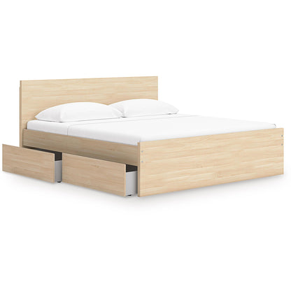  Signature Design by Ashley Onita EB9632B18 Queen Panel Platform Bed with 2 Side Storage IMAGE 2