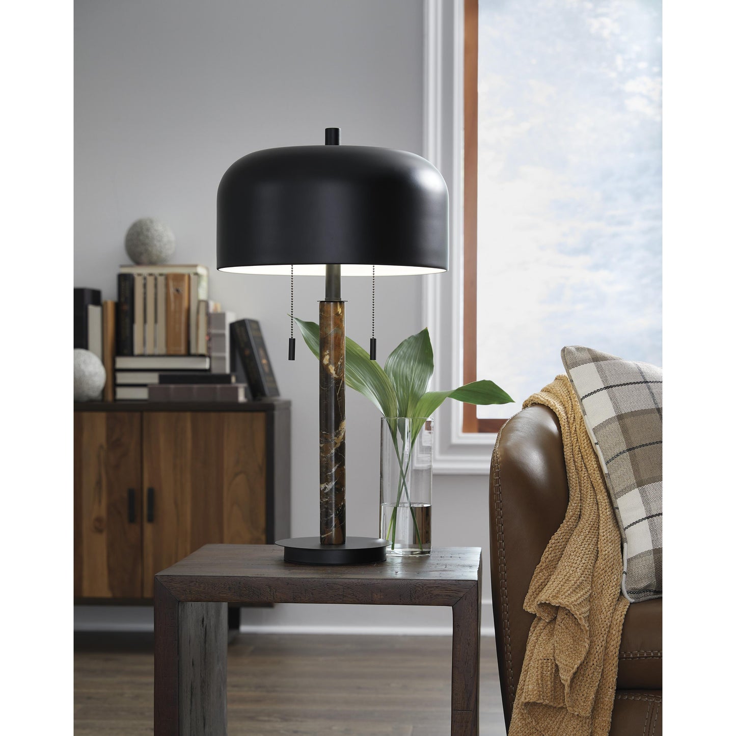 Signature Design by Ashley Alanbert L208454 Metal Table Lamp IMAGE 2