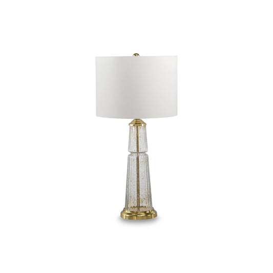 Signature Design by Ashley Bakersboro L430884 Glass Table Lamp IMAGE 1