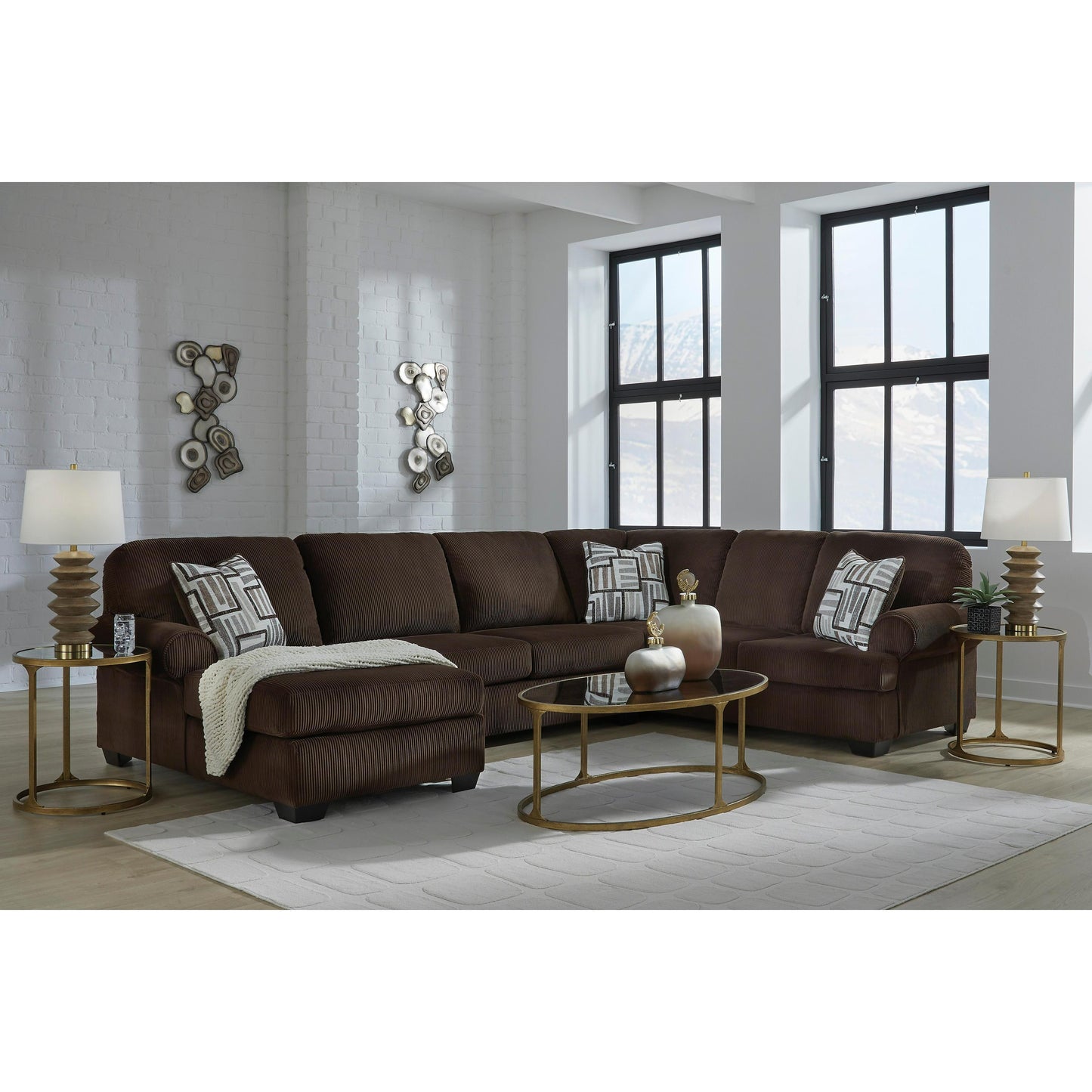 Signature Design by Ashley Kimlee PC35603S1 3 pc Sectional with Chaise | American Furniture of Slidell