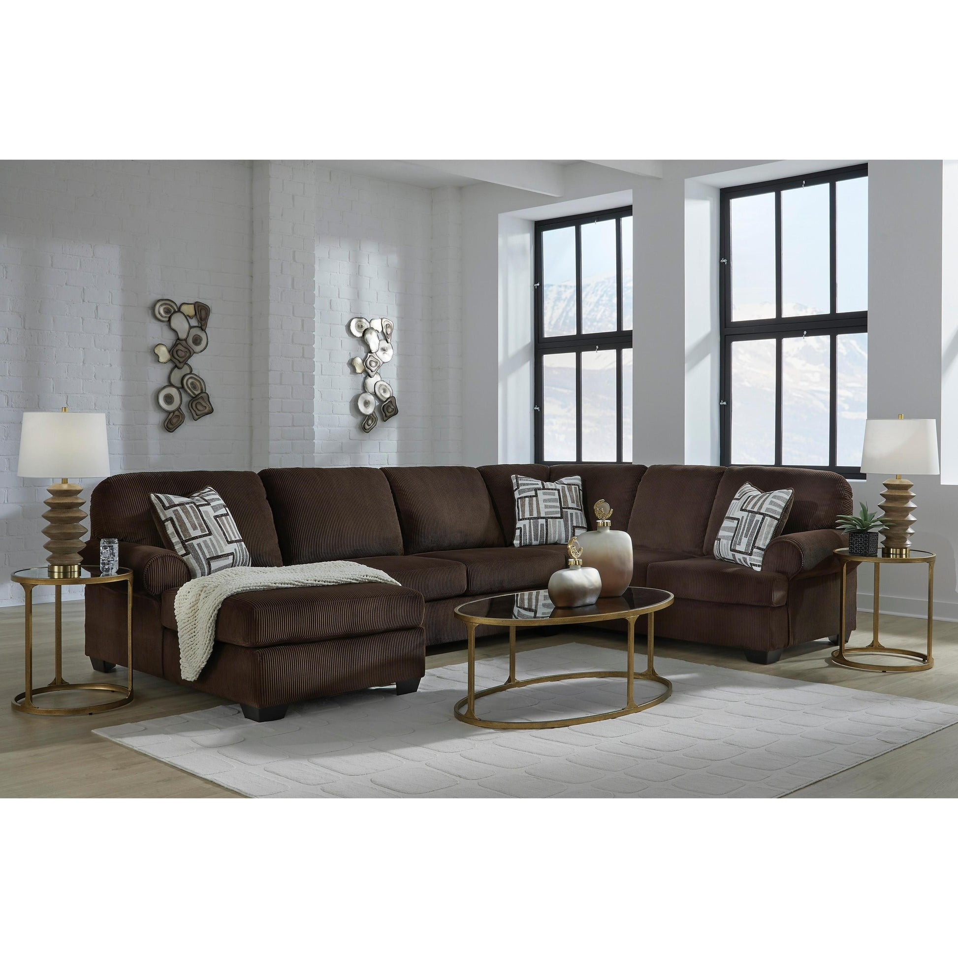 Signature Design by Ashley Kimlee PC35603S1 3 pc Sectional with Chaise | American Furniture of Slidell