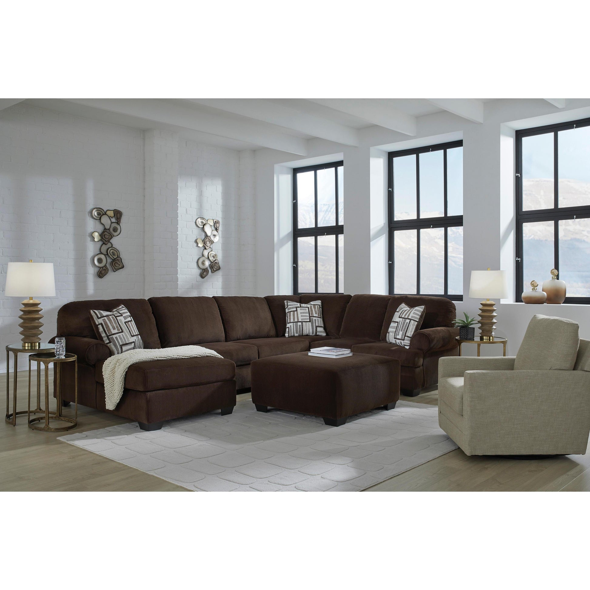 Signature Design by Ashley Kimlee PC35603S1 3 pc Sectional with Chaise | American Furniture of Slidell