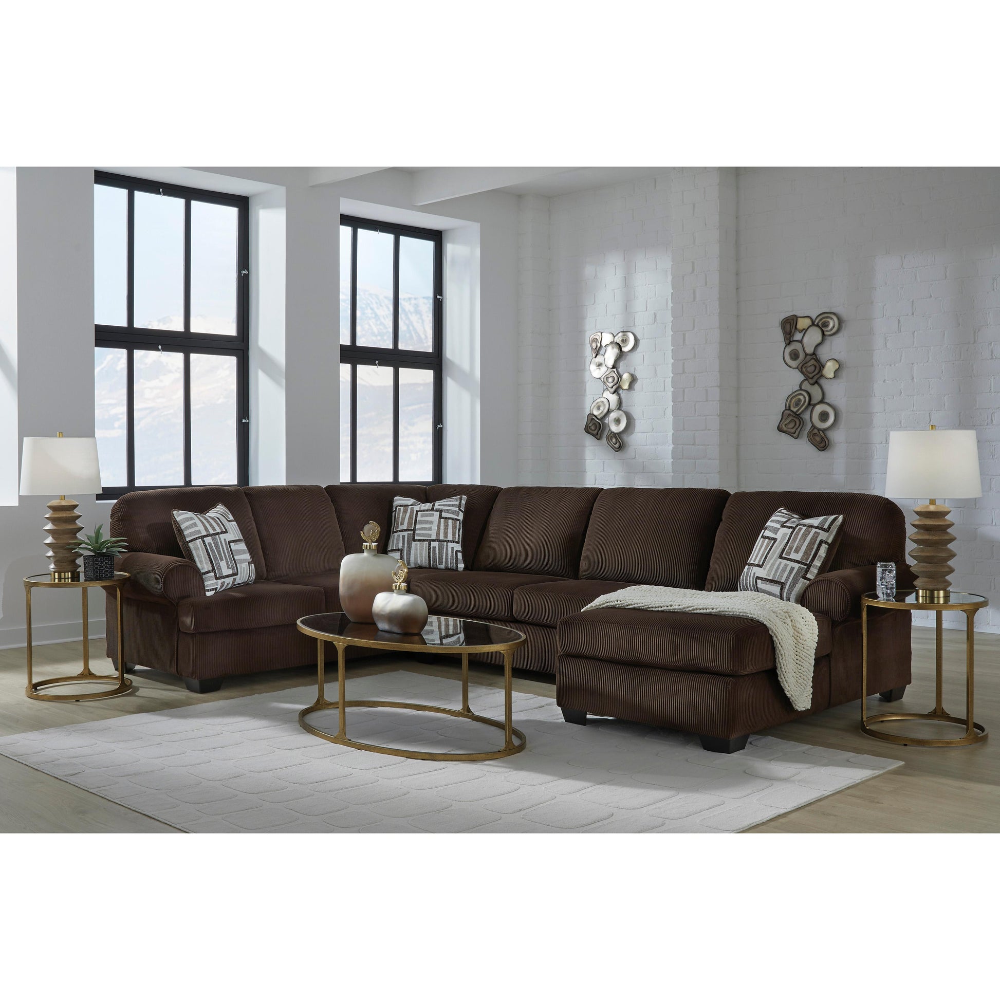 Signature Design by Ashley Kimlee PC35603S2 3 pc Sectional with Chaise | American Furniture of Slidell