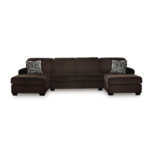 Signature Design by Ashley Kimlee PC35603S3 3 pc Sectional with Double Chaise | American Furniture of Slidell
