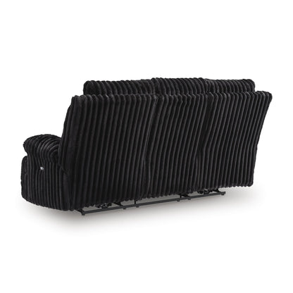 Signature Design by Ashley Rhine Falls PC4280599 Reclining Power Sofa with Drop Down Table IMAGE 4