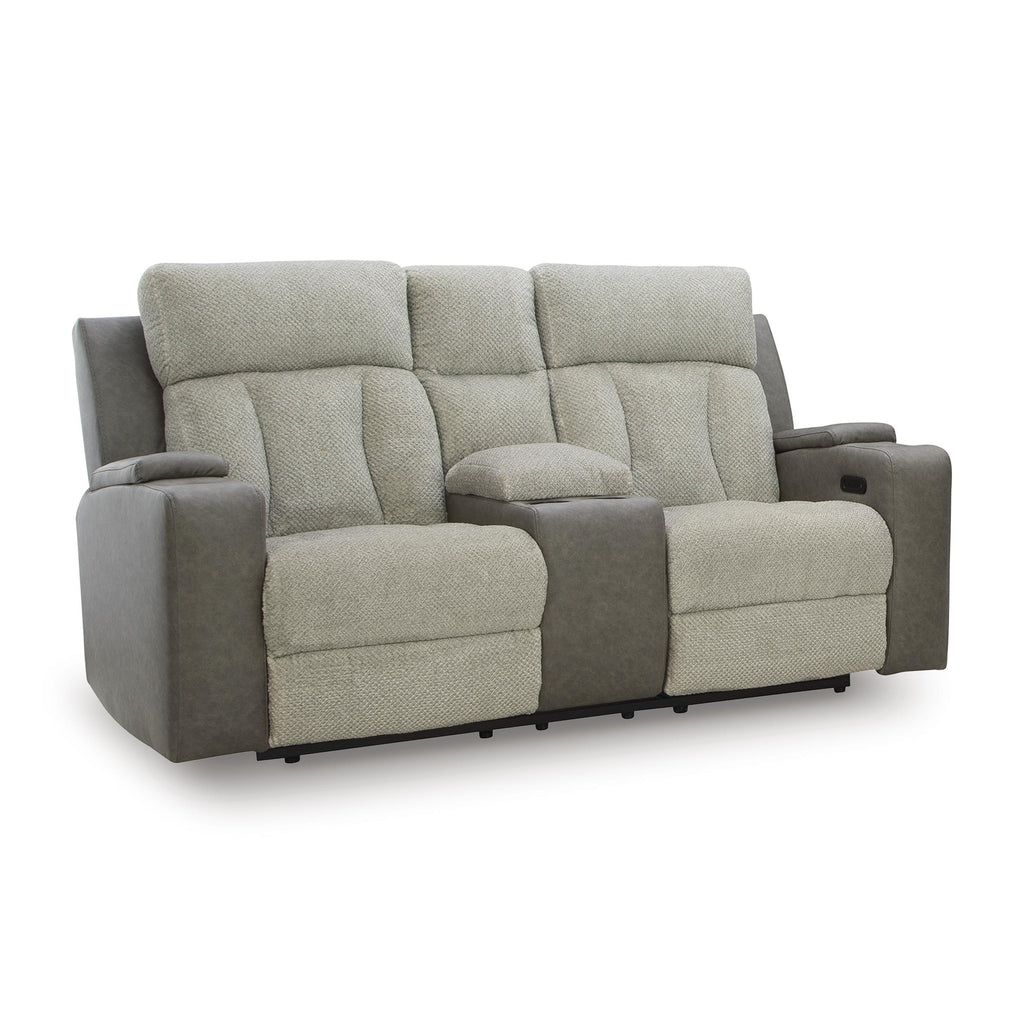 Signature Design by Ashley WhipLash PC6320418 Power Reclining Loveseat with Console and Adjustable Headrest IMAGE 1