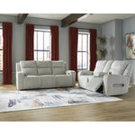 Signature Design by Ashley Forest Lake PC6420315 Power Reclining Sofa with Adjustable Headrest IMAGE 13
