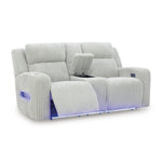 Signature Design by Ashley Forest Lake PC6420318 Power Reclining Loveseat with Console and Adjustable Headrest IMAGE 2