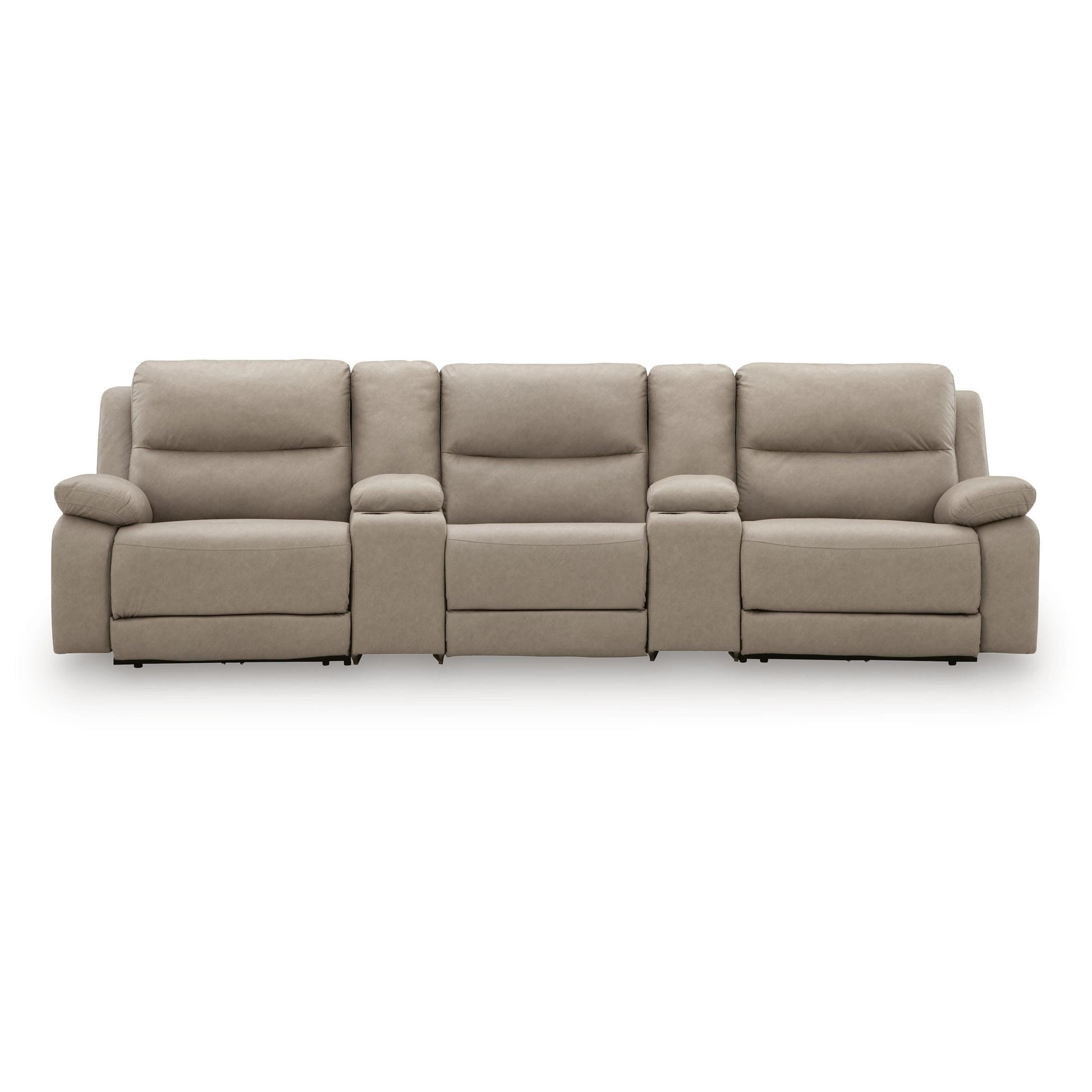  Signature Design by Ashley Narwhal Place PC99201S39 5 pc Reclining Sectional with Storage Consoles IMAGE 1