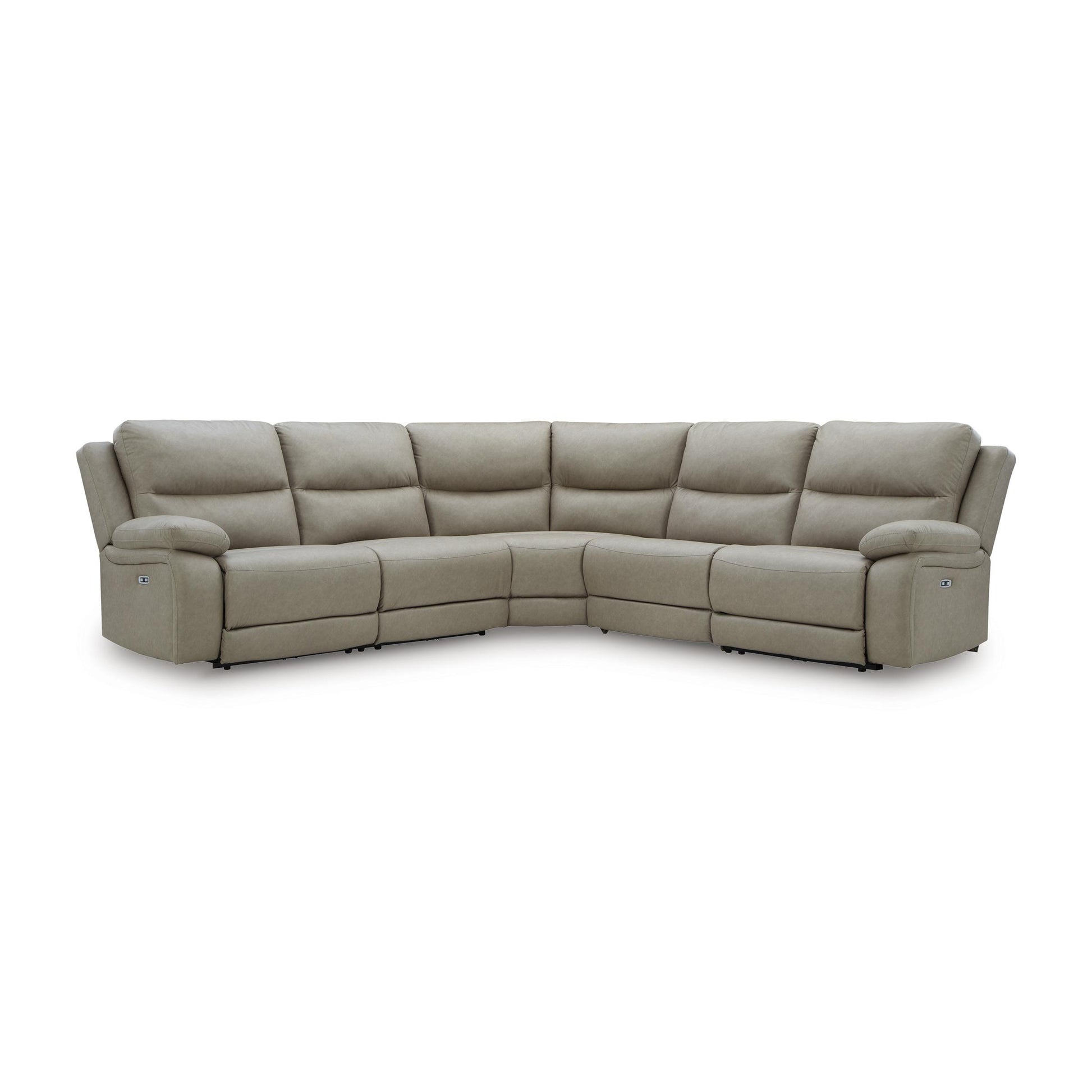 Signature Design by Ashley Narwhal Place PC99201S8 5 pc Power Reclining Sectional IMAGE 1