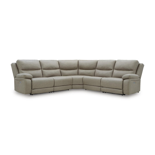 Signature Design by Ashley Narwhal Place PC99201S8 5 pc Power Reclining Sectional IMAGE 1
