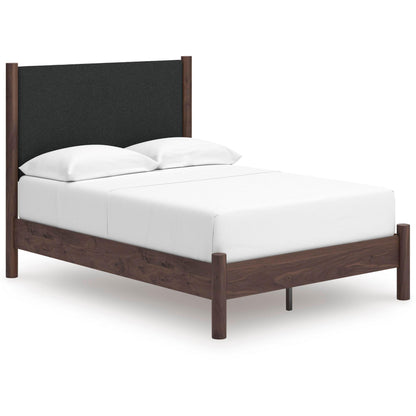  Signature Design by Ashley Pamytta PCB2614B10 Full Upholstered Panel Platform Bed IMAGE 1