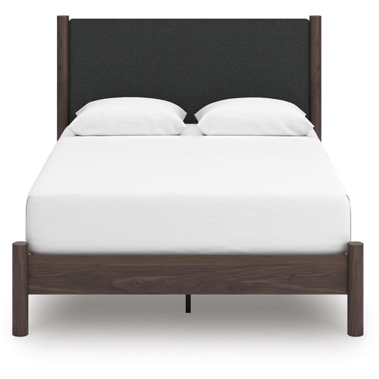  Signature Design by Ashley Pamytta PCB2614B12 Queen Upholstered Panel Platform Bed IMAGE 2