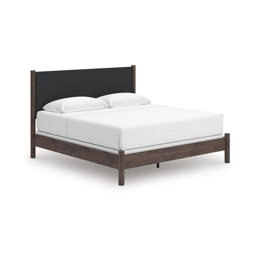  Signature Design by Ashley Pamytta PCB2614B29 King Upholstered Panel Bed IMAGE 1