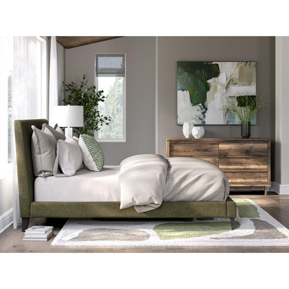 Signature Design by Ashley Chirason PCB3367-81 Queen Upholstered Bed with Roll Slats IMAGE 8