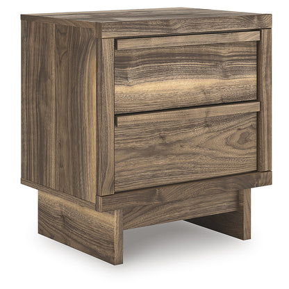 Signature Design by Ashley Chirason PCB3367-92 Two Drawer Night Stand IMAGE 1