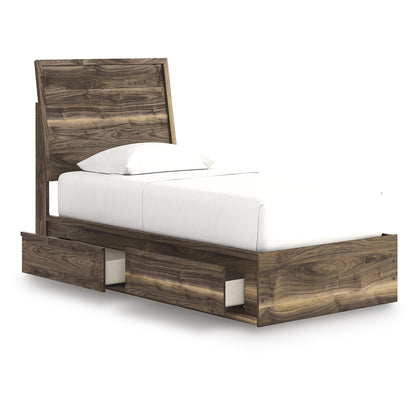 Signature Design by Ashley Chirason PCB3367B27 Twin Panel Bed with Storage IMAGE 2