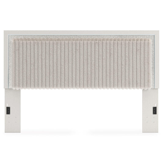  Signature Design by Ashley Zuraleus PCB3381-57 Queen Upholstered Panel Headboard IMAGE 2