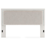  Signature Design by Ashley Zuraleus PCB3381-58 King Upholstered Panel Headboard IMAGE 2