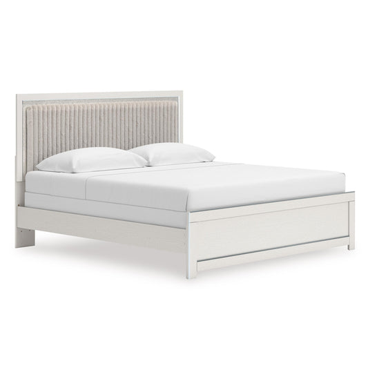  Signature Design by Ashley Zuraleus PCB3381B10 King Upholstered Panel Bed IMAGE 1