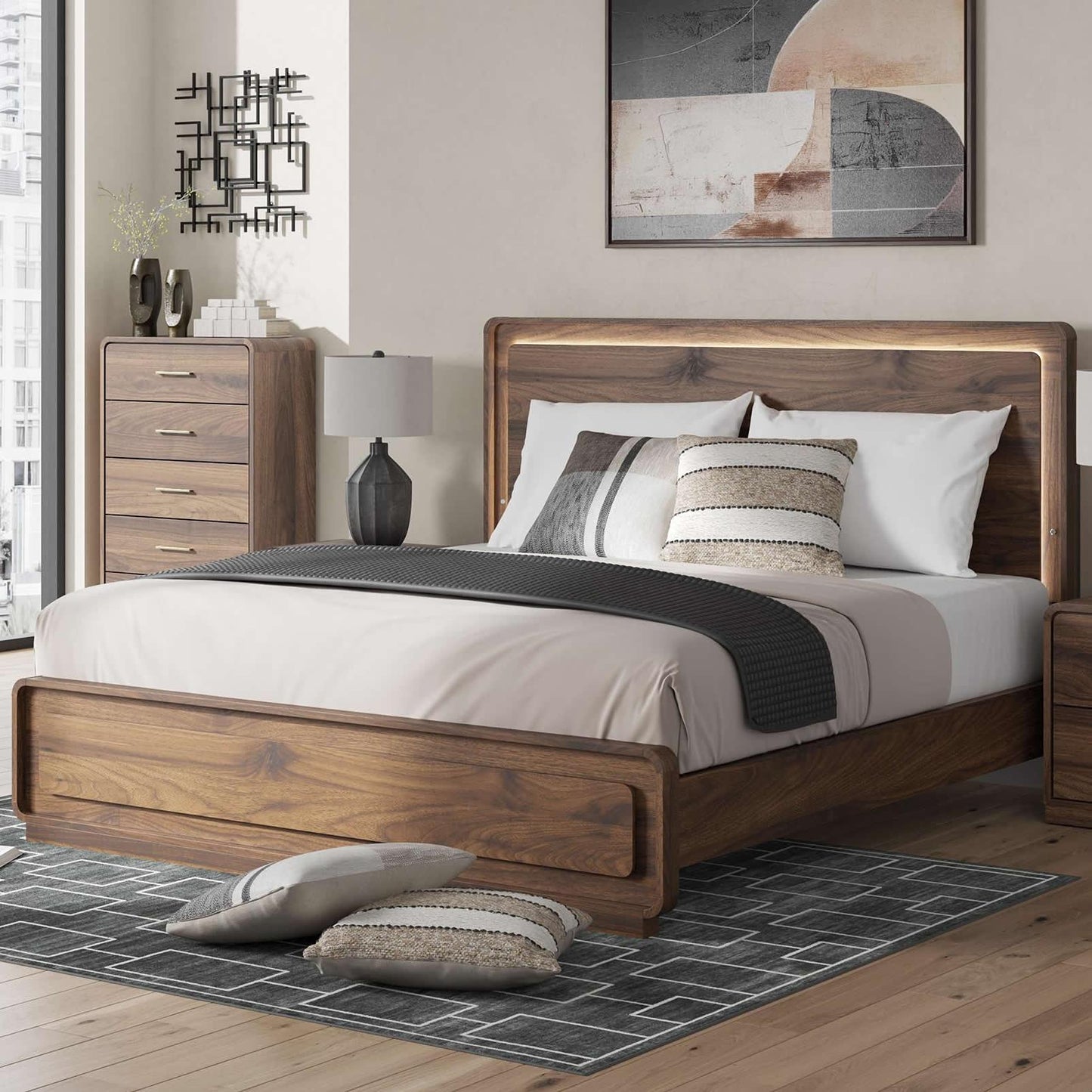  Signature Design by Ashley Fortlorn PCB386B2 Queen Panel Bed IMAGE 2