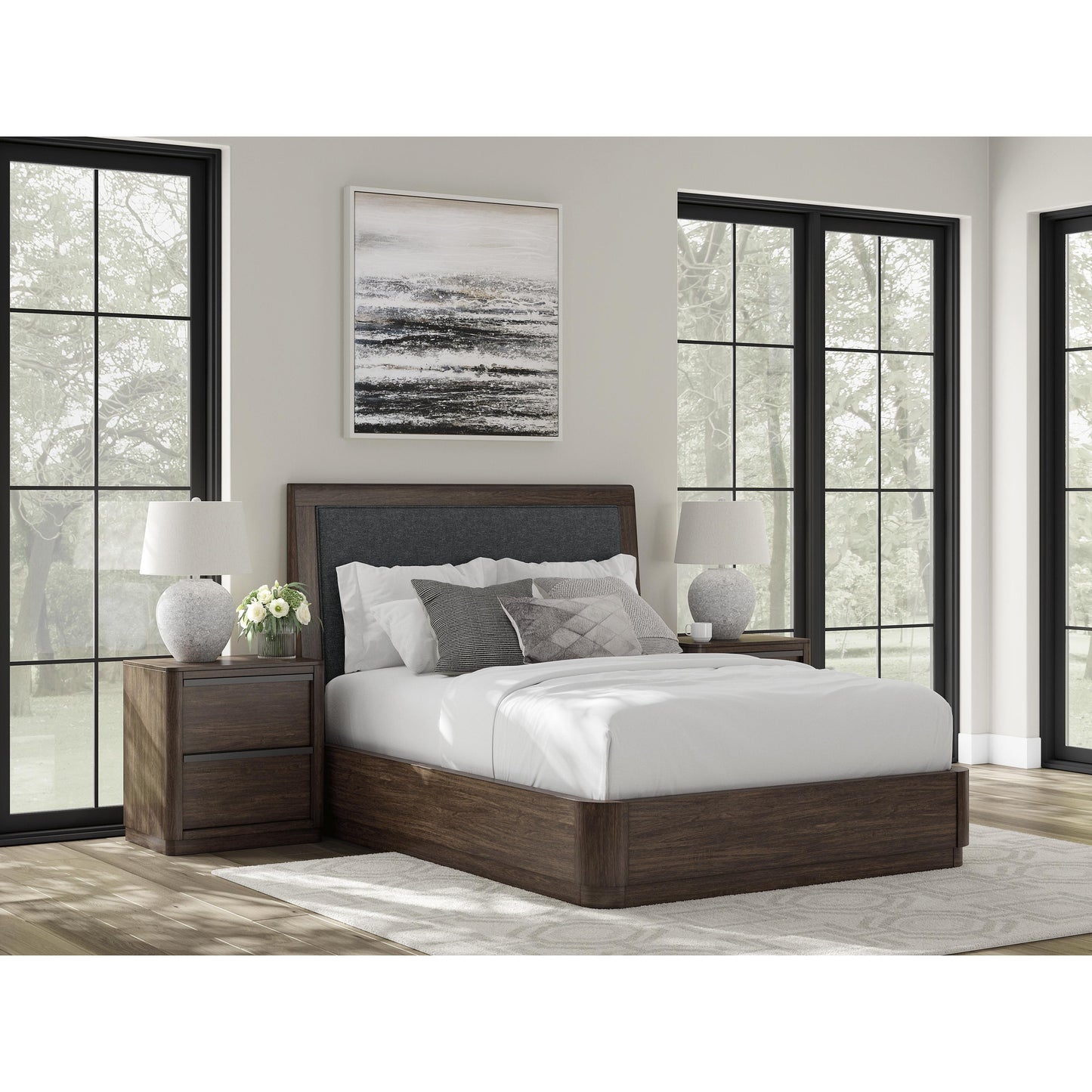 Signature Design by Ashley Dilenno PCB857B4 Queen Upholstered Panel Bed IMAGE 4