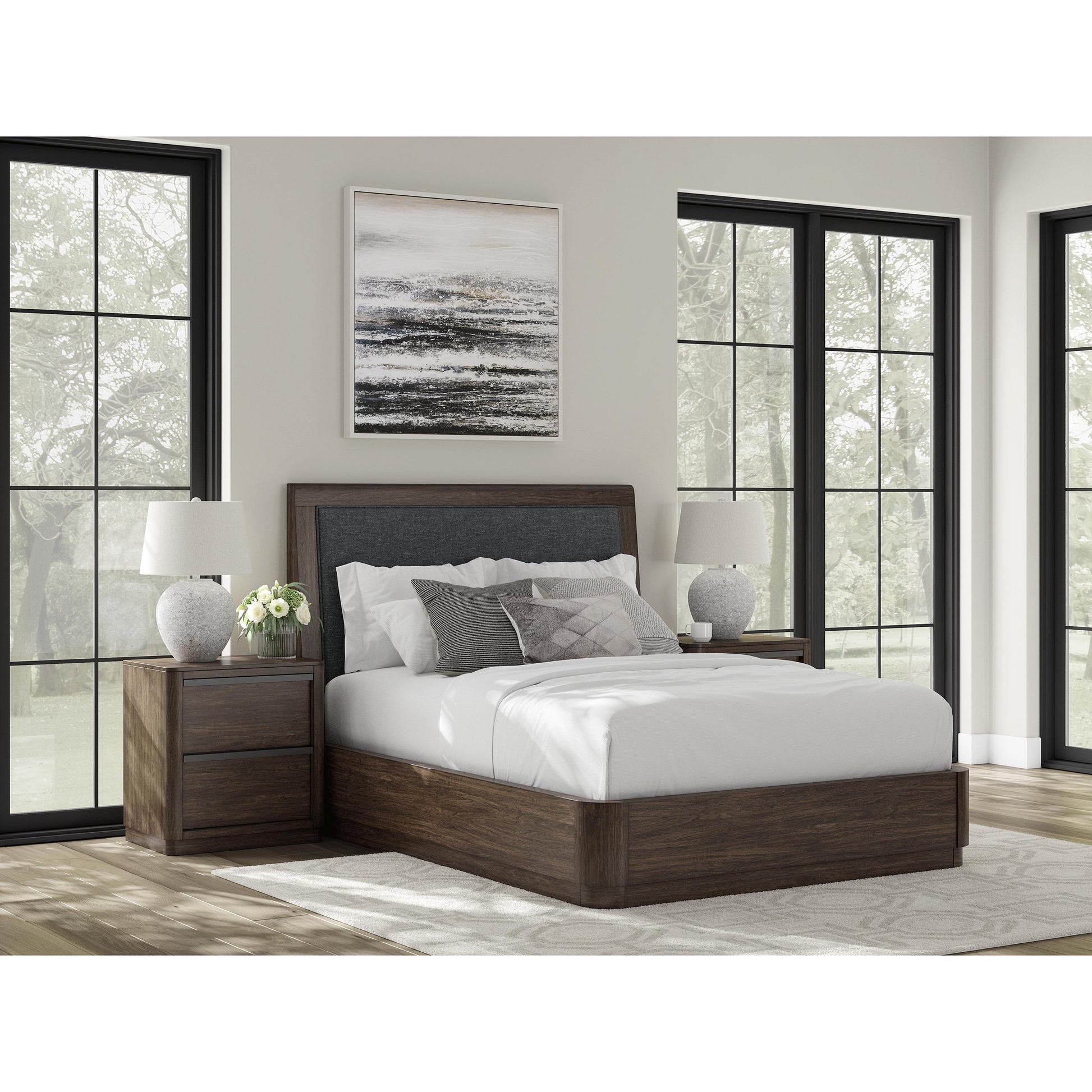 Signature Design by Ashley Dilenno PCB857B4 Queen Upholstered Panel Bed IMAGE 4