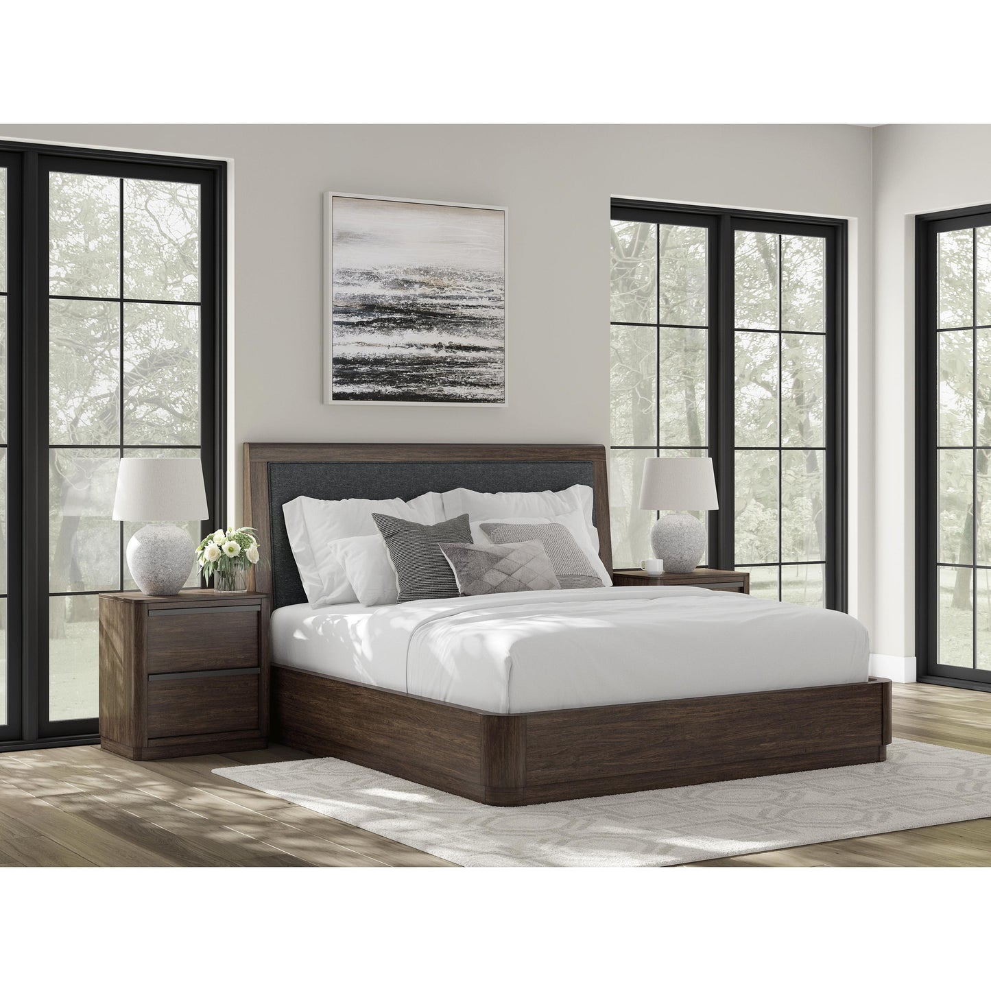 Signature Design by Ashley Dilenno PCB857B8 King Upholstered Panel Bed IMAGE 4