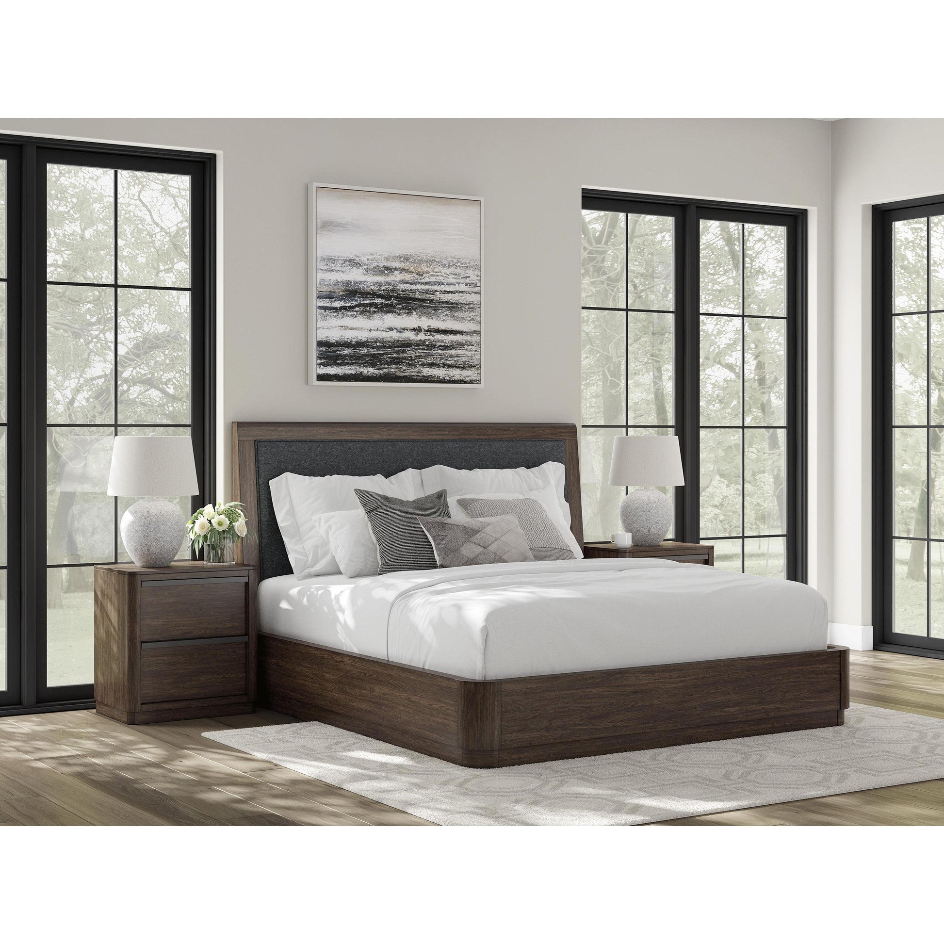 Signature Design by Ashley Dilenno PCB857B8 King Upholstered Panel Bed IMAGE 4