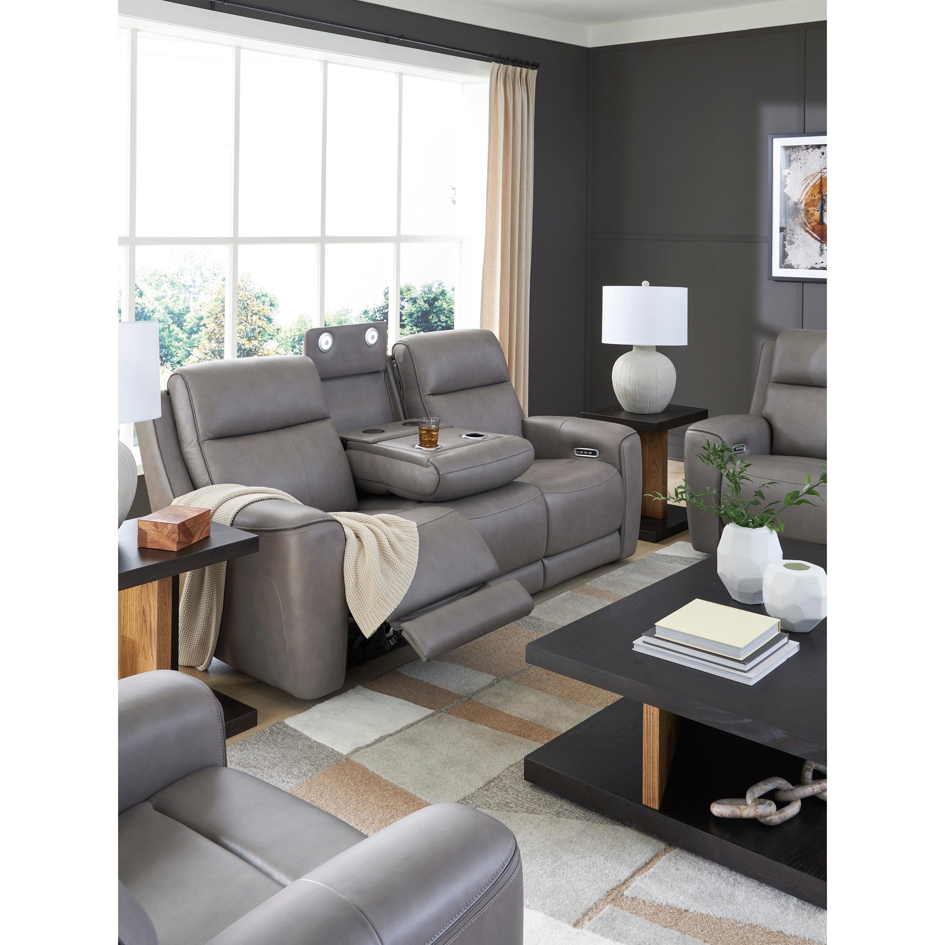  Signature Design by Ashley 5Z-Comfort PCU1090013 Power Recliner with Adjustable Headrest IMAGE 10