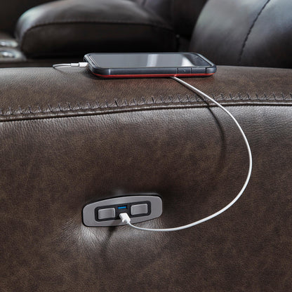 Signature Design by Ashley Crossplex PCU6450618 Power Reclining Loveseat with Console and Adjustable Headrest IMAGE 8