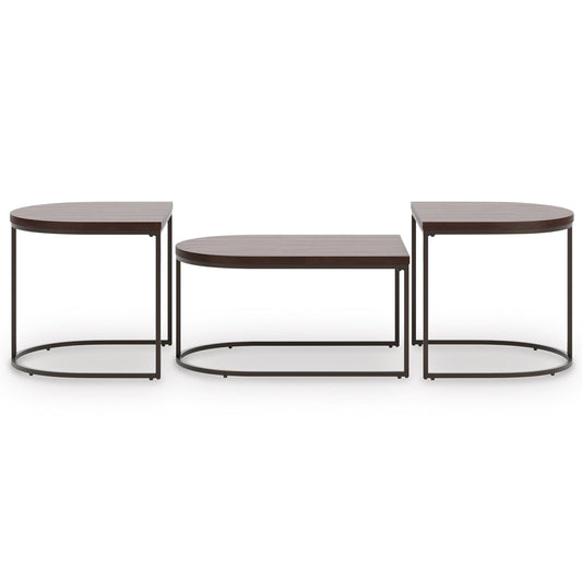 Signature Design by Ashley Vanmore T199-13 Occasional Table Set IMAGE 2