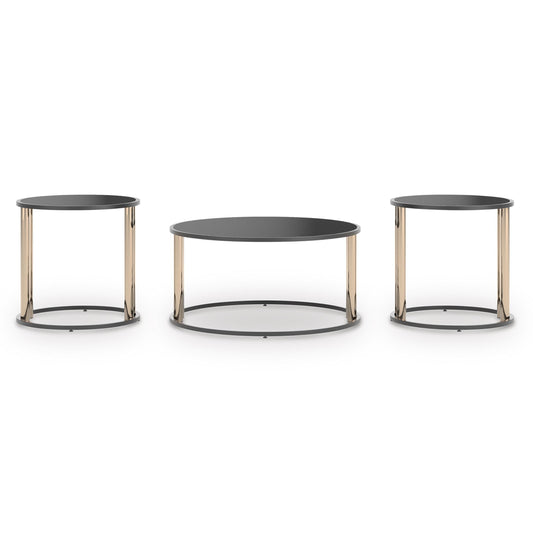  Signature Design by Ashley Hannerly T219-13 Occasional Table Set IMAGE 2