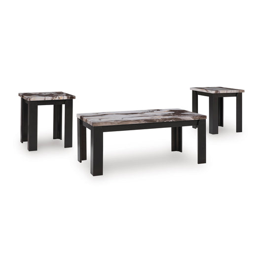  Signature Design by Ashley Jazmore T255-13 Occasional Table Set IMAGE 1