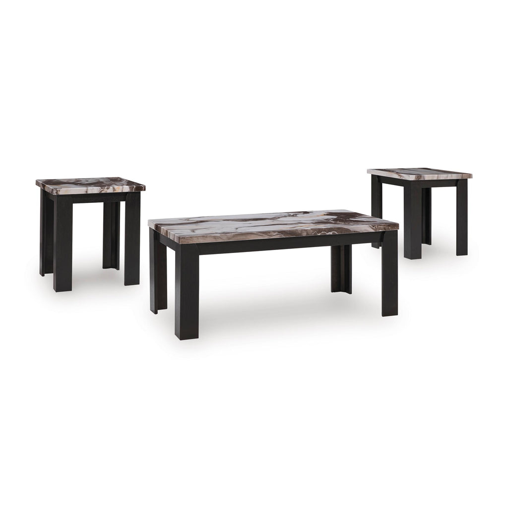  Signature Design by Ashley Jazmore T255-13 Occasional Table Set IMAGE 1