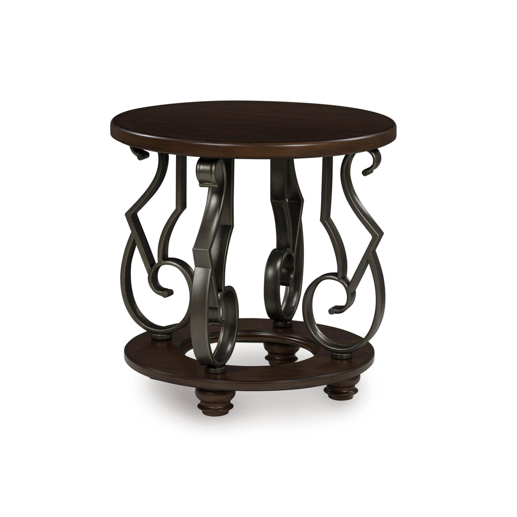 Signature Design by Ashley Frallyn T623-6 Round End Table IMAGE 1