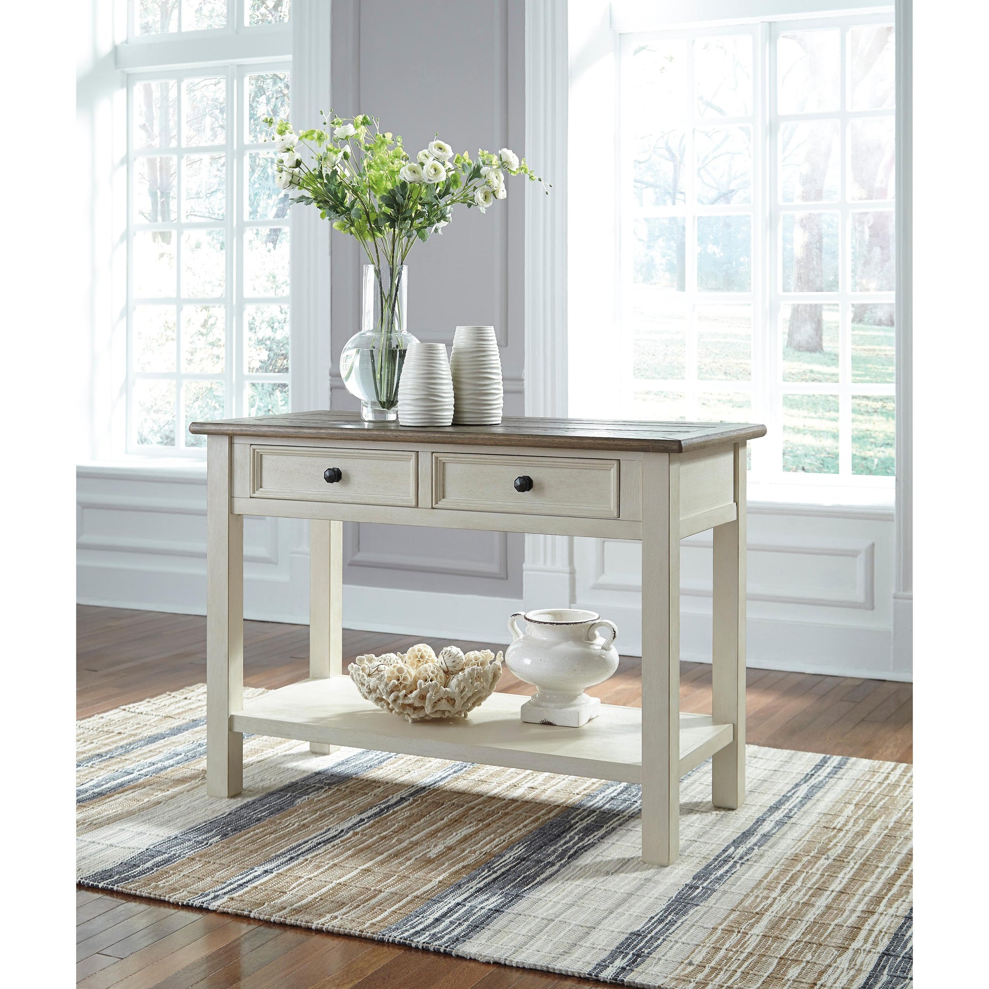 Signature Design by Ashley Bolanburg T637T7 Sofa Table and Chair Side End Table IMAGE 2