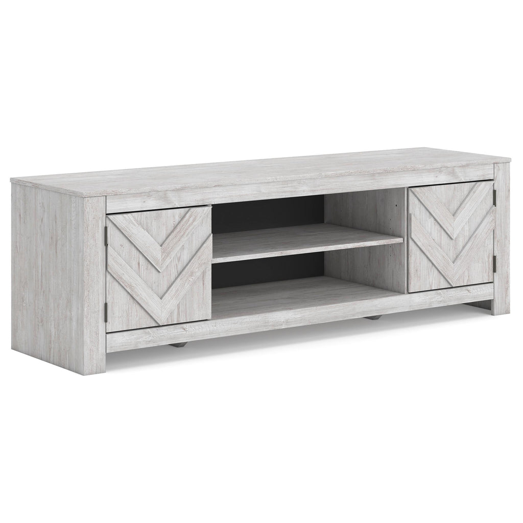  Signature Design by Ashley Cayboni W3788-68 LG TV Stand with Fireplace Option IMAGE 1