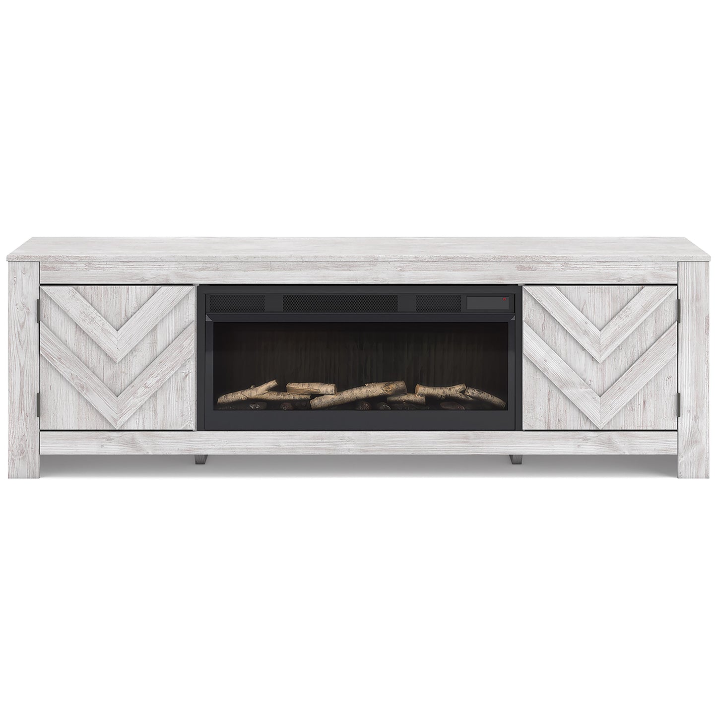 Signature Design by Ashley Cayboni W3788W1 71" TV Stand with Electric Fireplace IMAGE 1