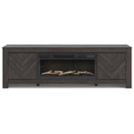 Signature Design by Ashley Cayboni W3789W1 71" TV Stand with Electric Fireplace IMAGE 1