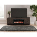 Signature Design by Ashley Cayboni W3789W1 71" TV Stand with Electric Fireplace IMAGE 3