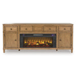 Signature Design by Ashley Sharlance W655W1 81" TV Stand with Electric Fireplace IMAGE 2