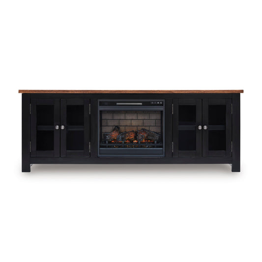 Signature Design by Ashley Wildenauer W664W1 76" TV Stand with Electric Fireplace IMAGE 1