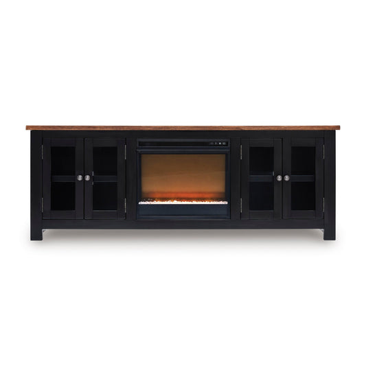 Signature Design by Ashley Wildenauer W664W2 76" TV Stand with Electric Fireplace IMAGE 1