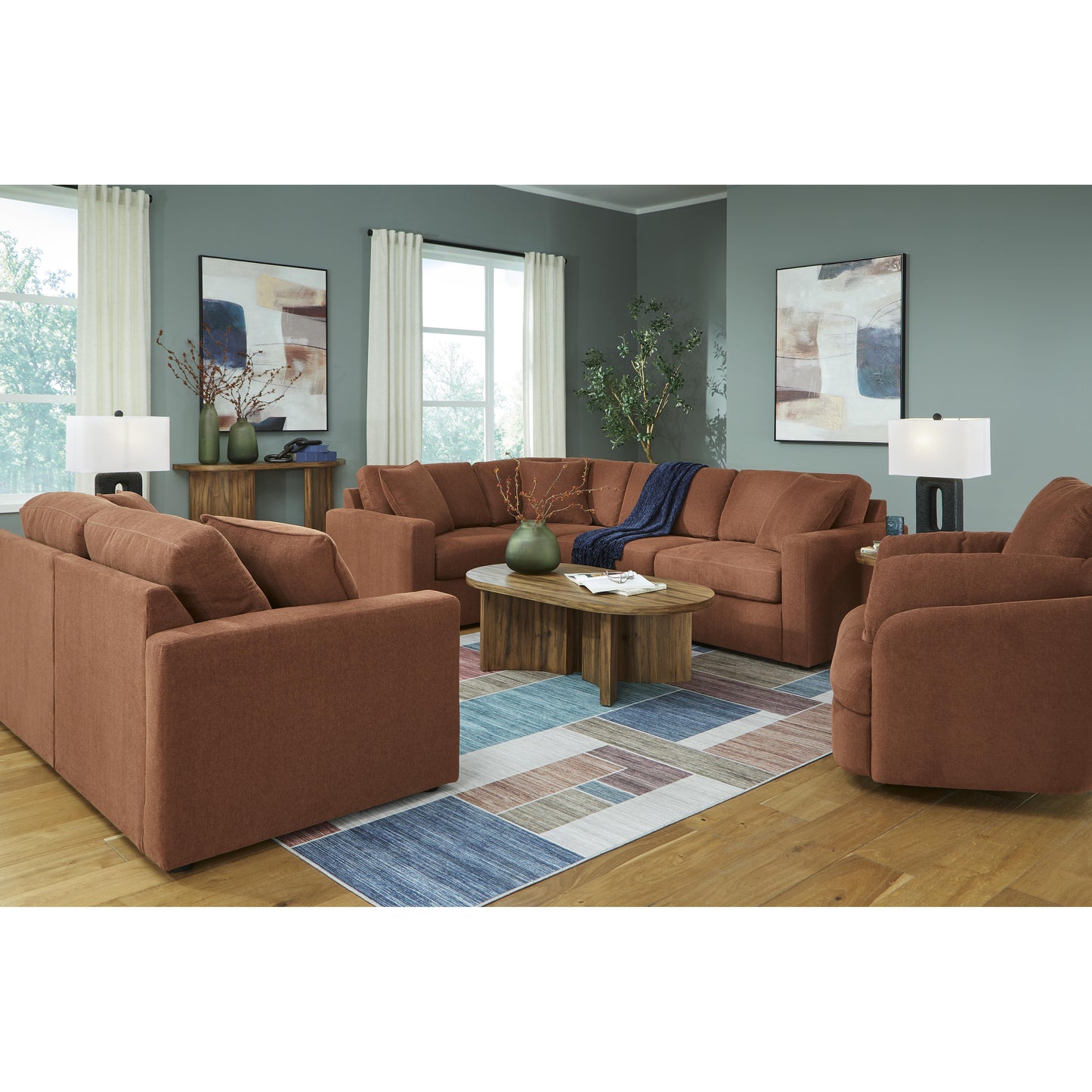  Signature Design by Ashley Modmax 9210264 LAF Corner Chair IMAGE 10
