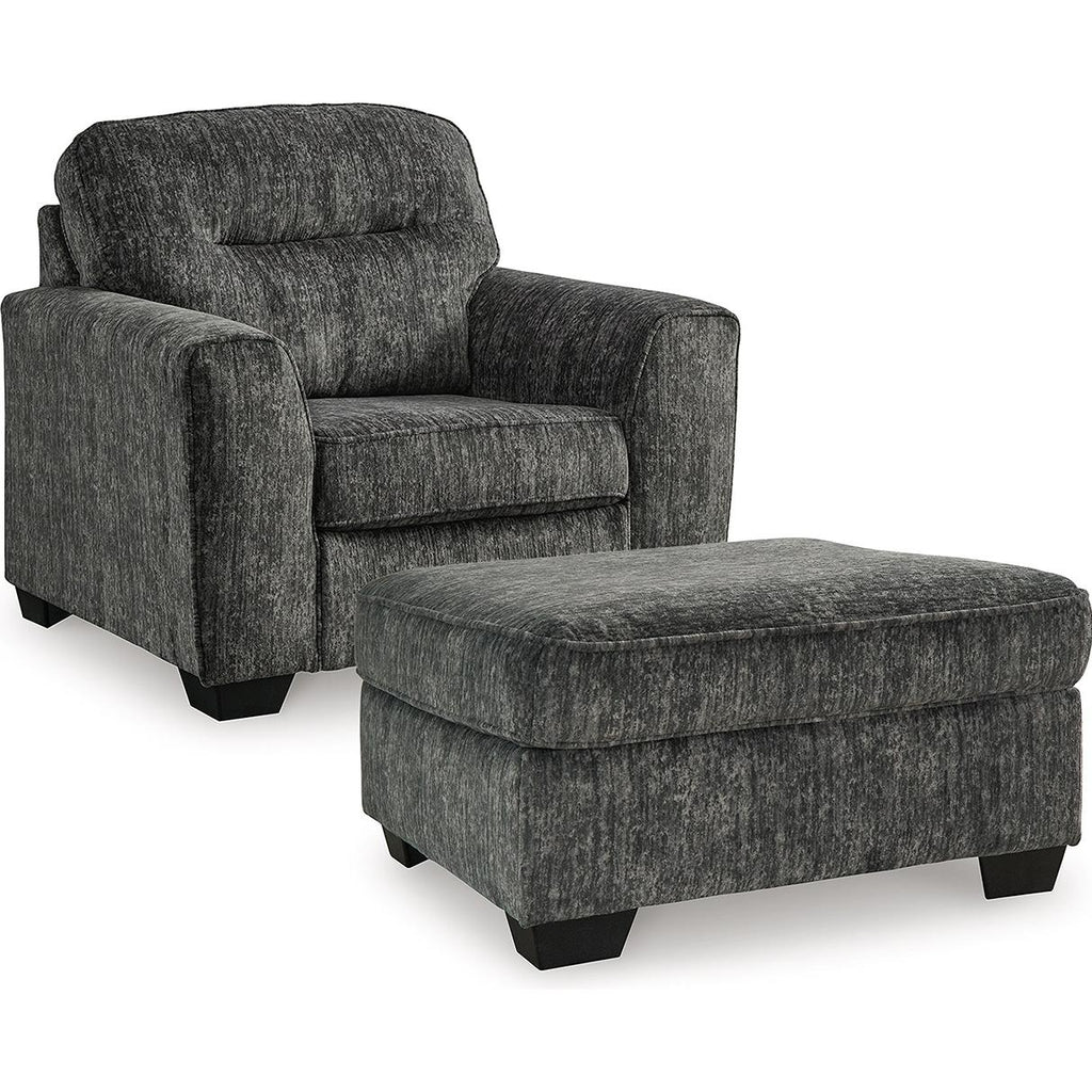 Signature Design by Ashley Lonoke 50504U12 Chair and Ottoman IMAGE 1
