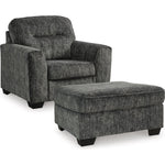 Signature Design by Ashley Lonoke 50504U12 Chair and Ottoman IMAGE 1