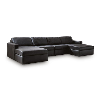  Signature Design by Ashley ModMax II 74305S19 4 pc Double Chaise Sectional IMAGE 1